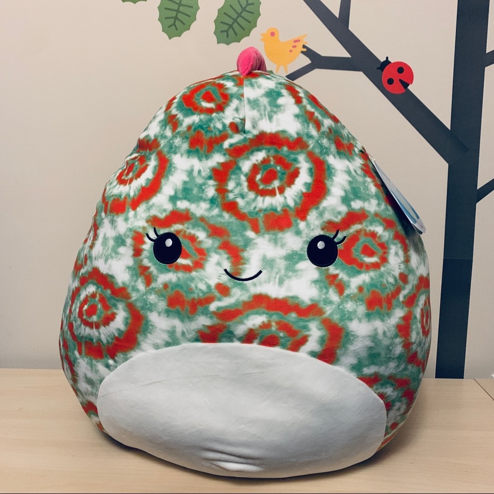 Squishmallow Axiel Chameleon, Tie Dye, 20” New